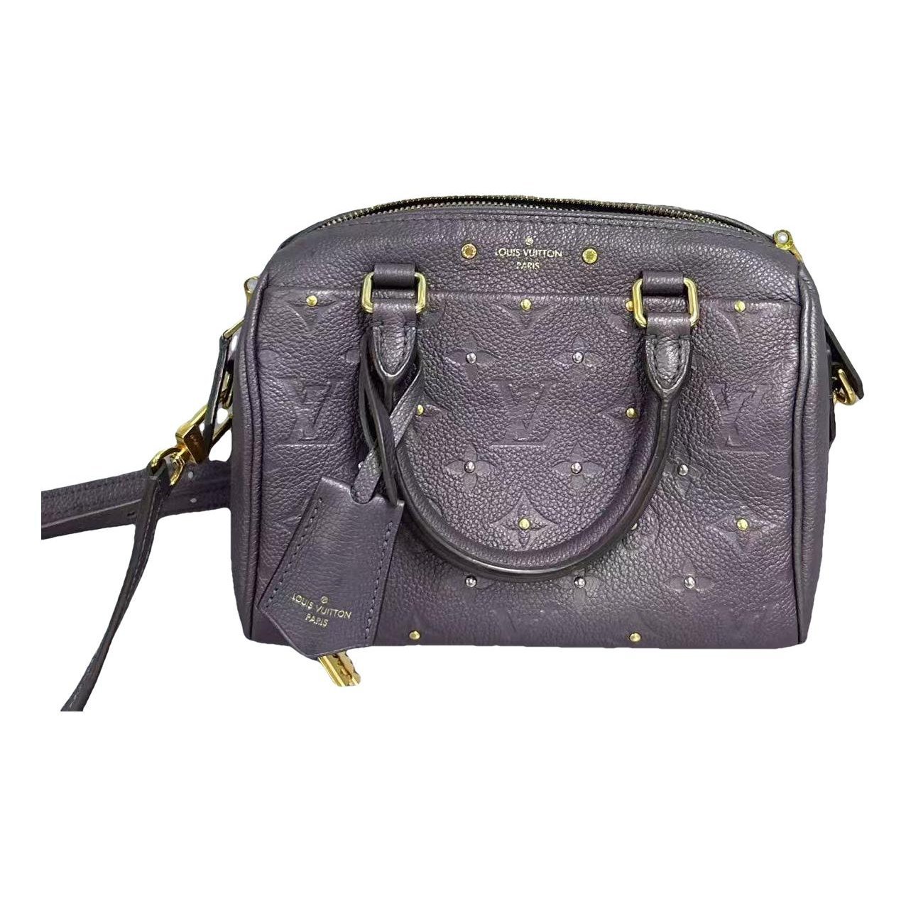 Speedy leather handbag