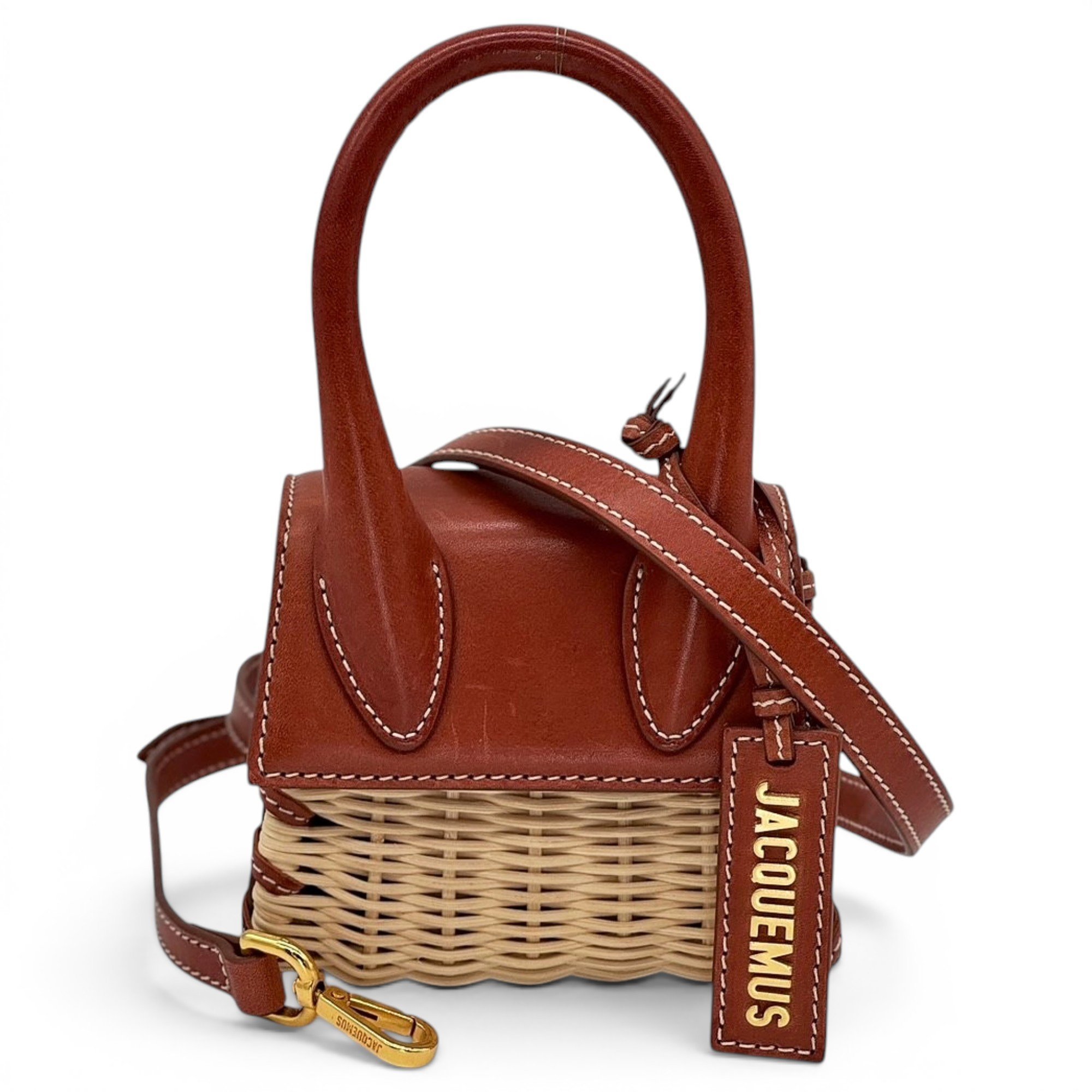 Le Grand Panier leather mini bag