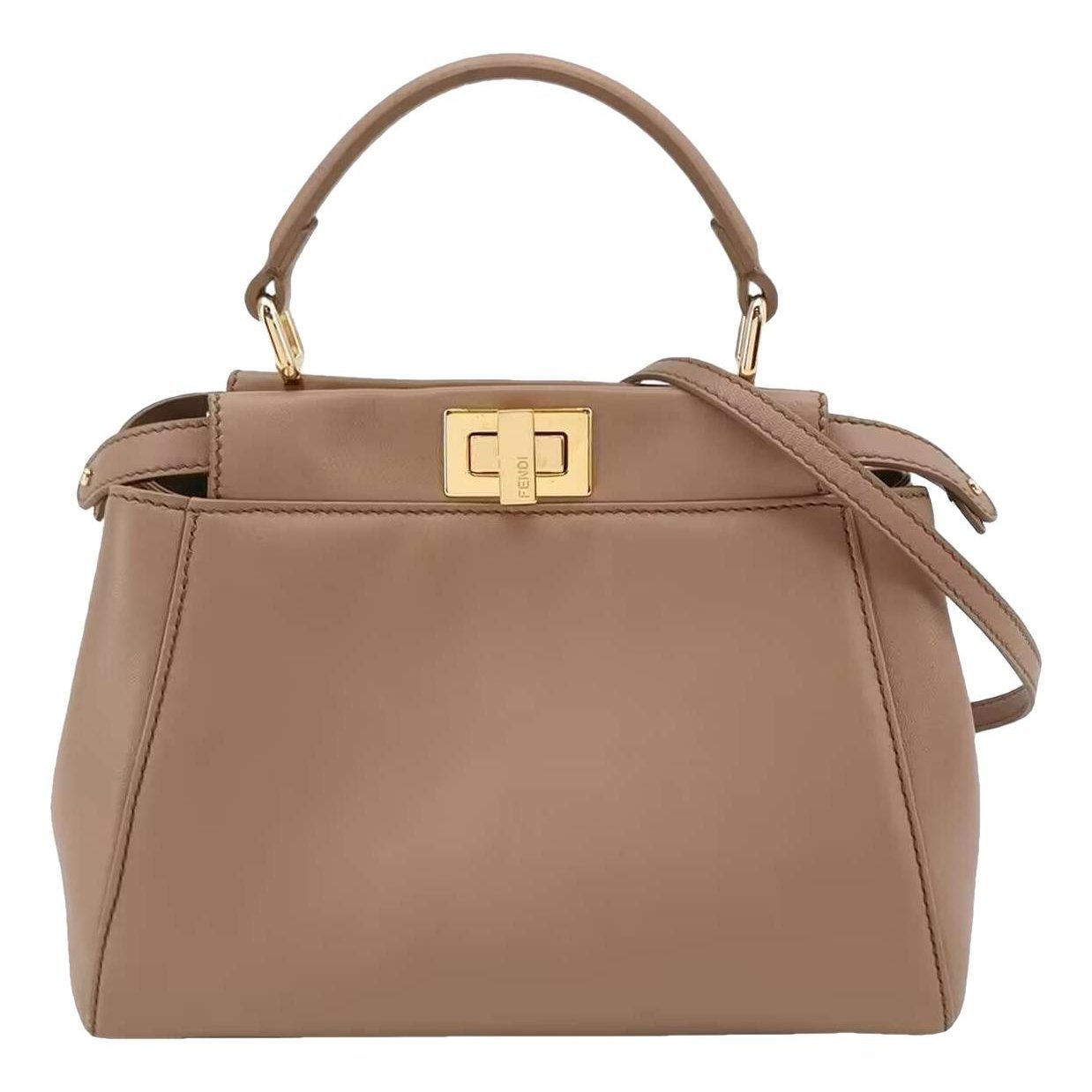 Peekaboo leather handbag