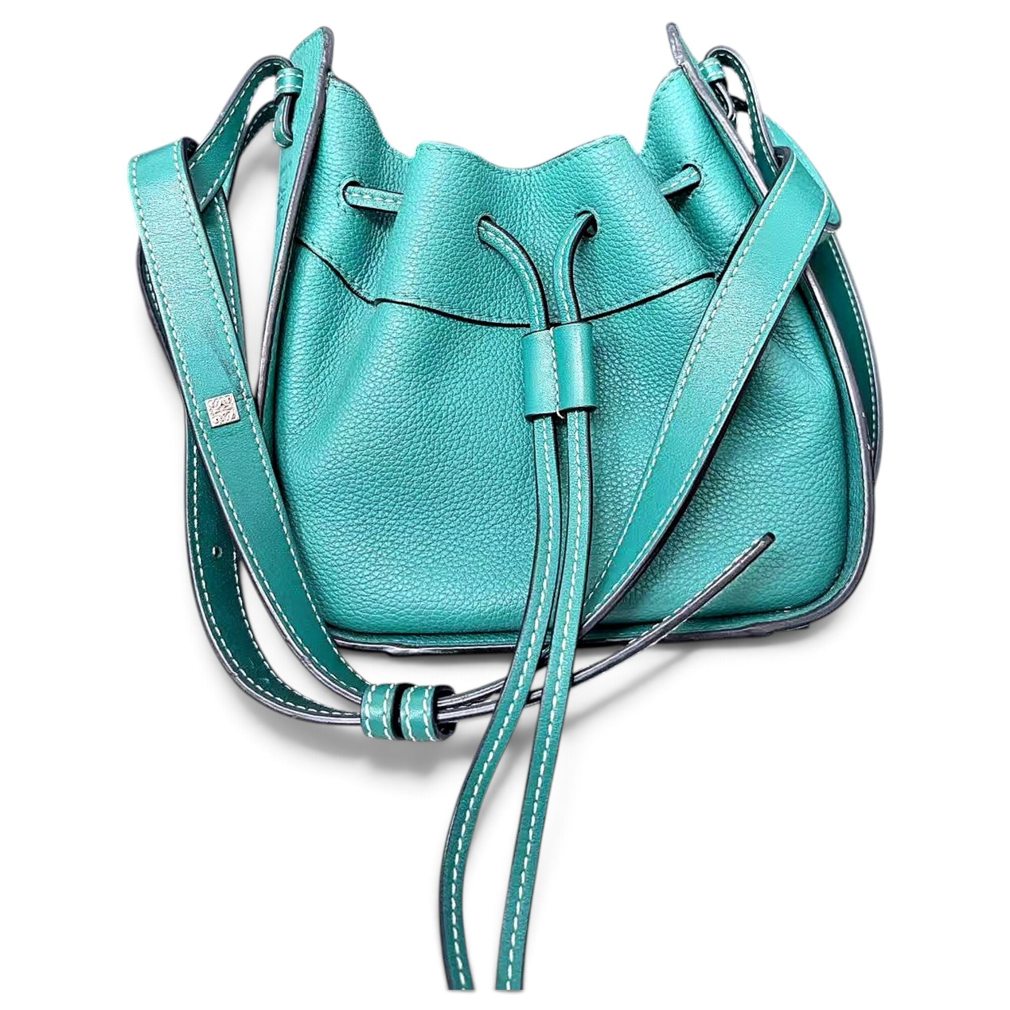 Hammock leather handbag