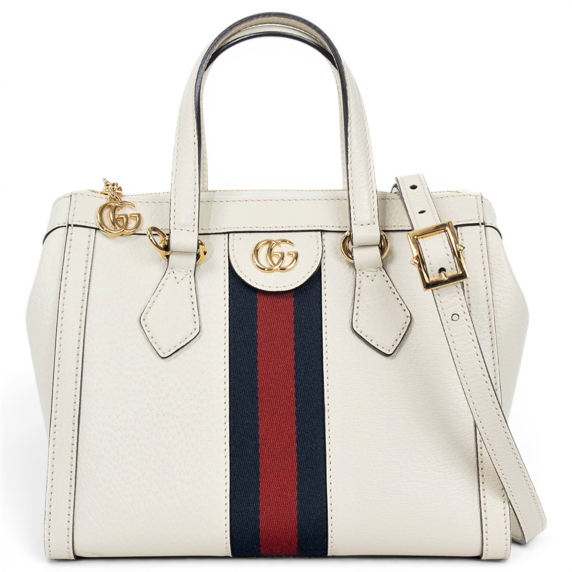 Ophidia Top Handle leather tote