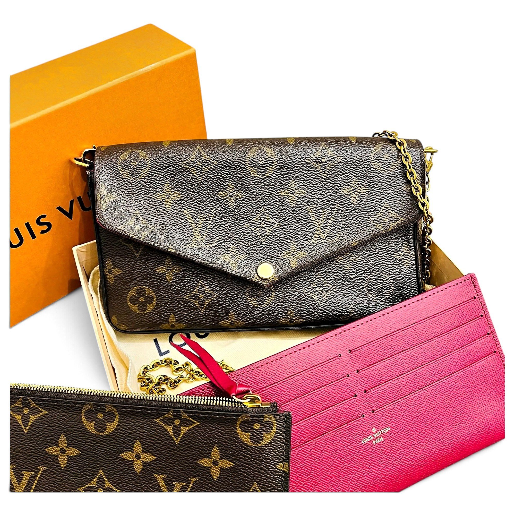 Félicie vinyl crossbody bag