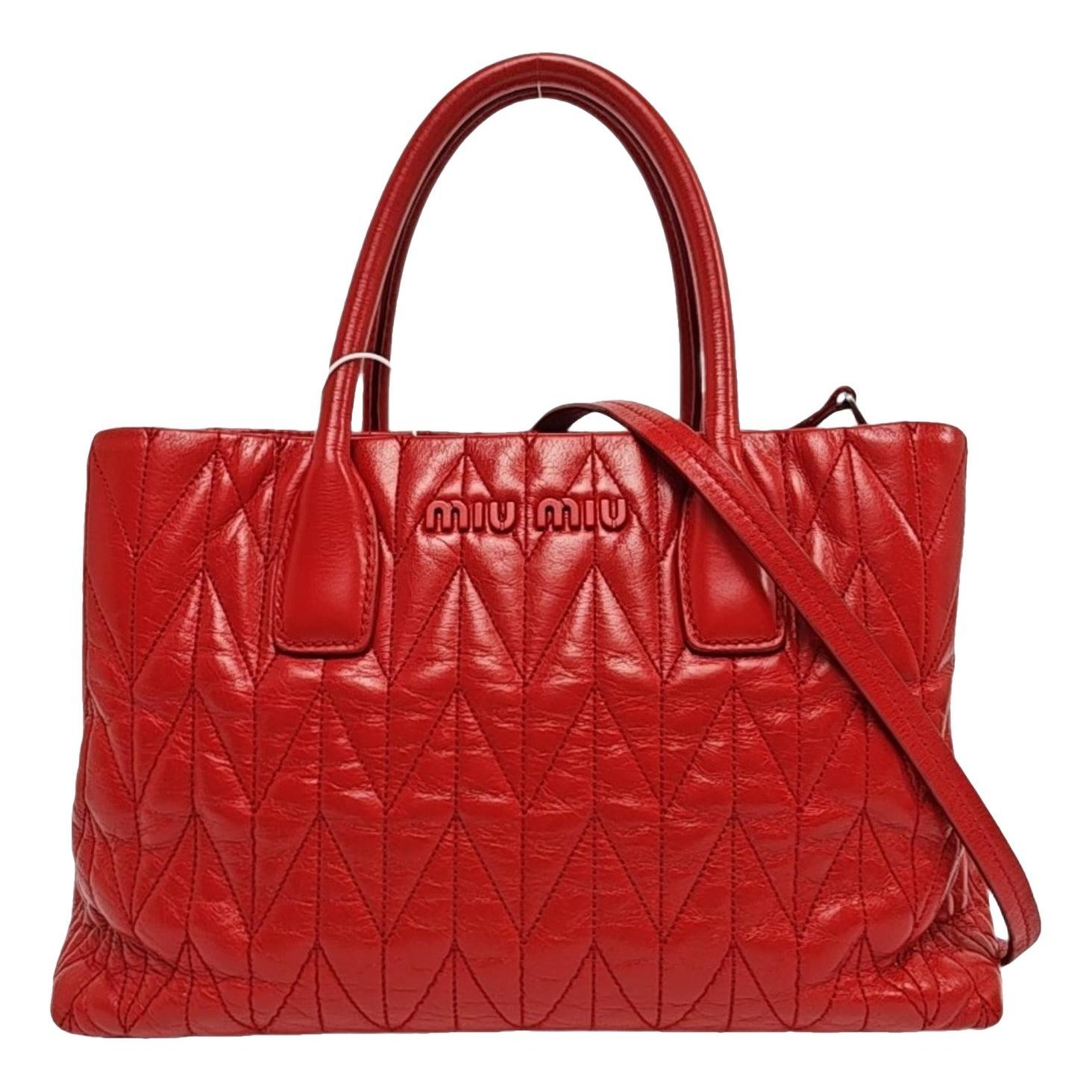 Leather handbag
