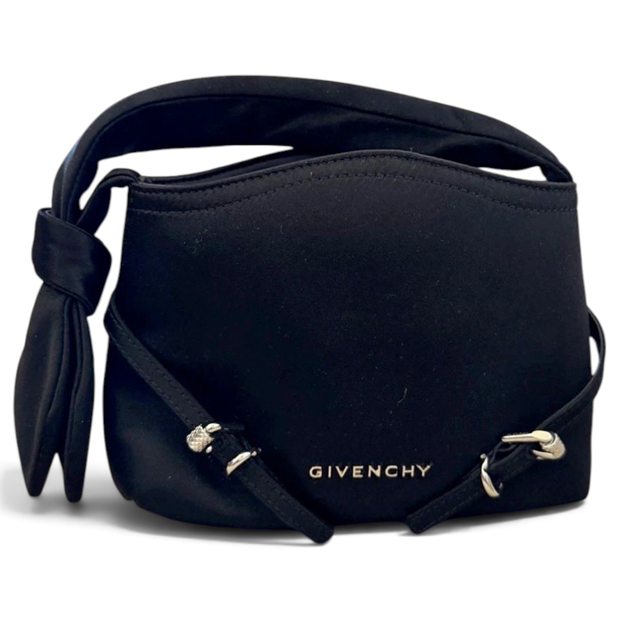 Moon Cut Out silk mini bag