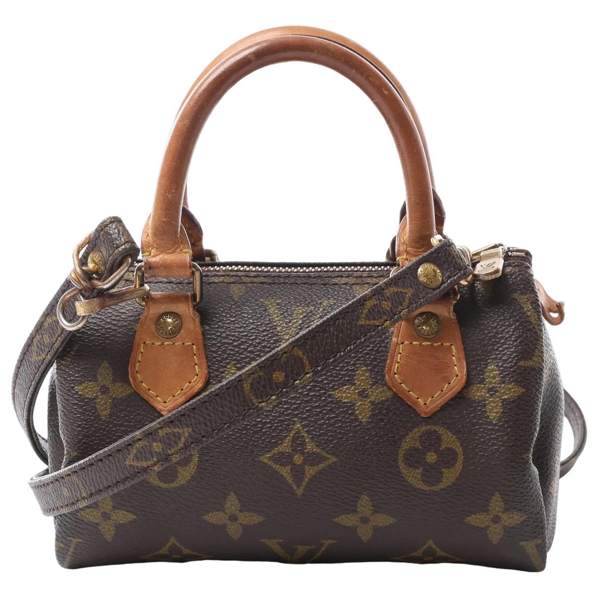 Speedy leather handbag