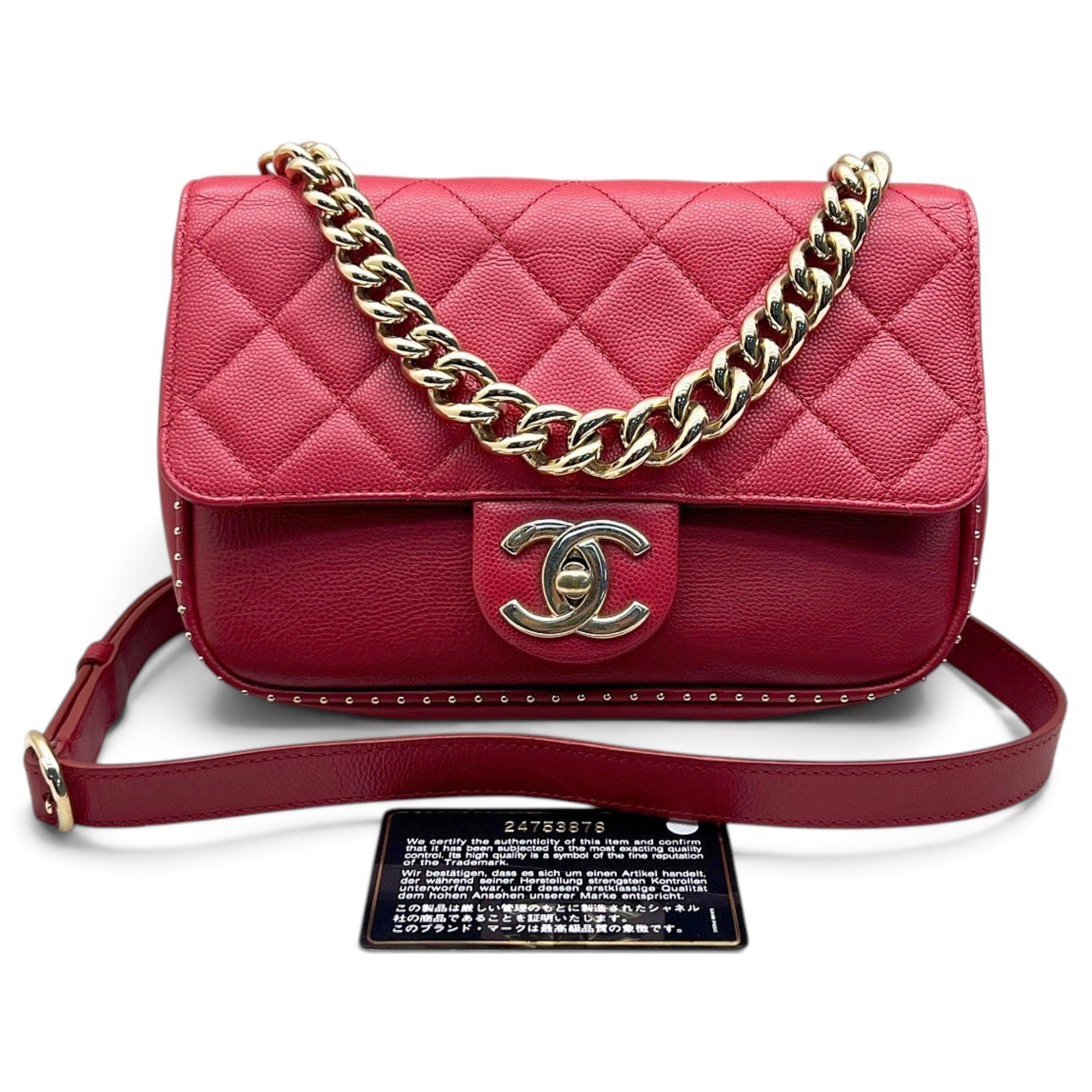 Leather handbag
