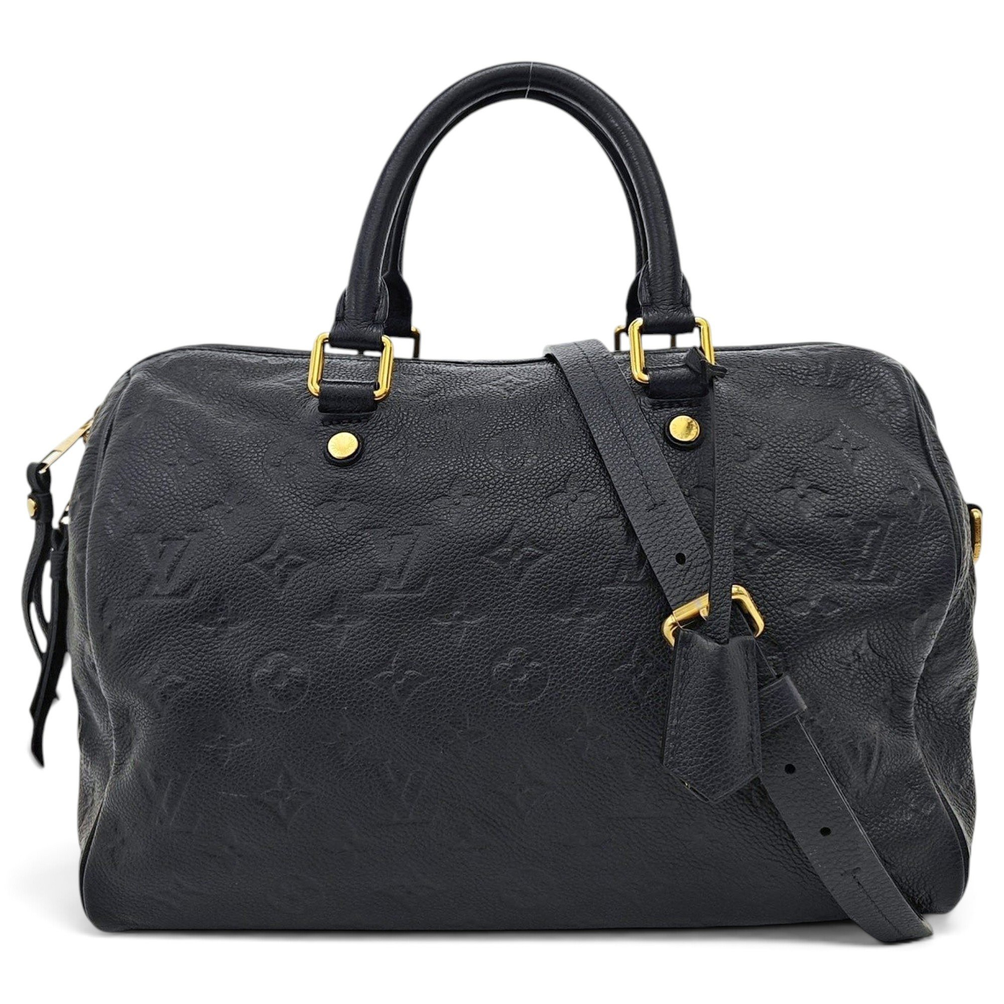 Nano Speedy / Mini HL leather handbag