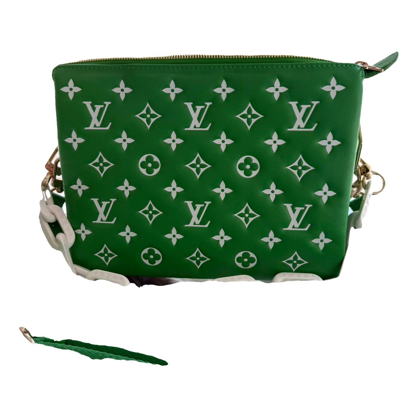 Coussin leather handbag