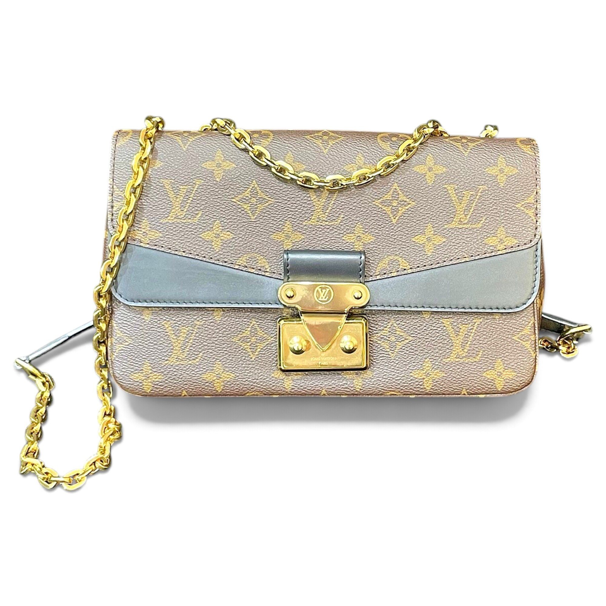 Patent leather handbag