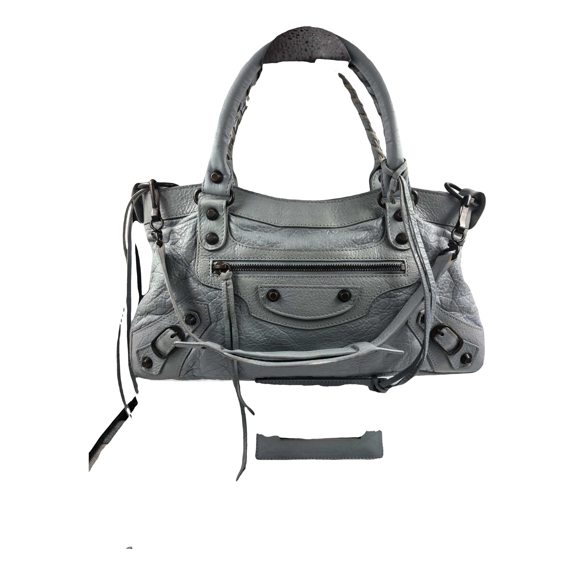 City leather bag
