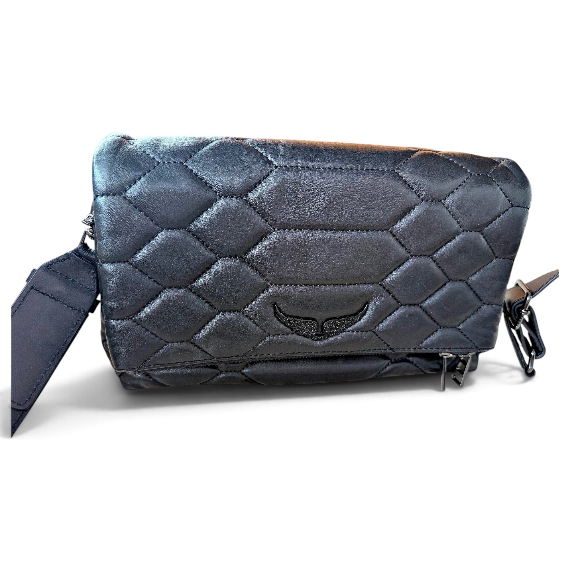 Ziggy XL leather crossbody bag