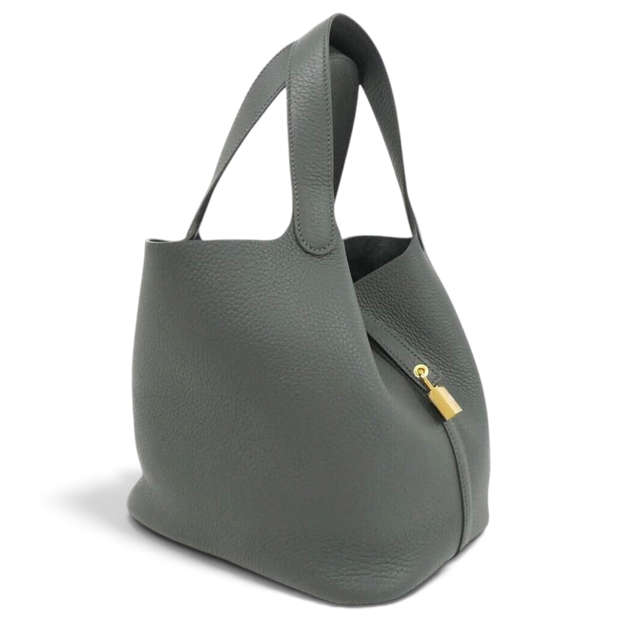 Picotin leather handbag