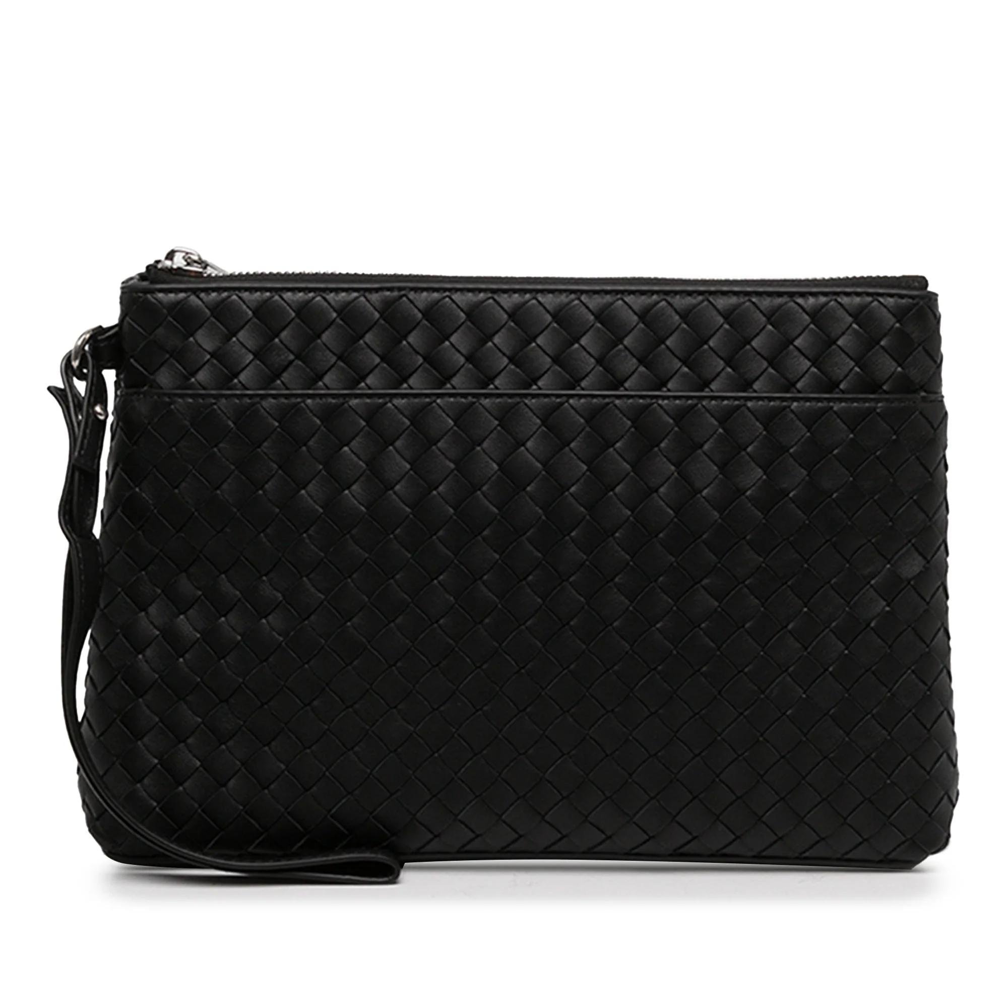 Pouch leather handbag