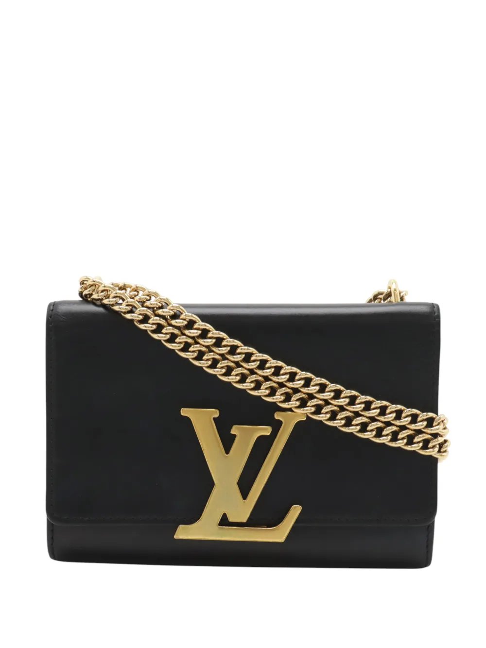 2015 Leather Louise Chain MM crossbody bag