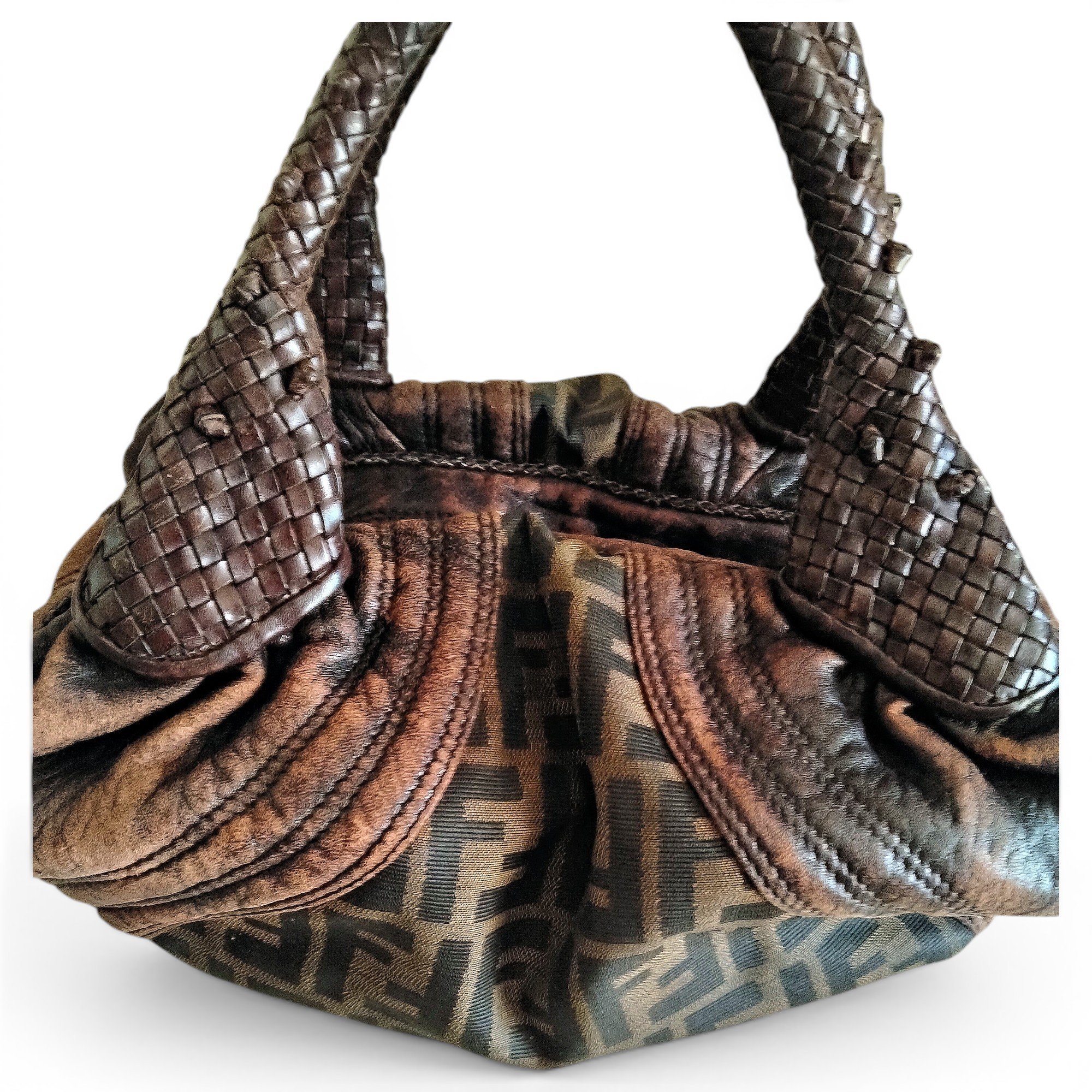 Spy leather handbag