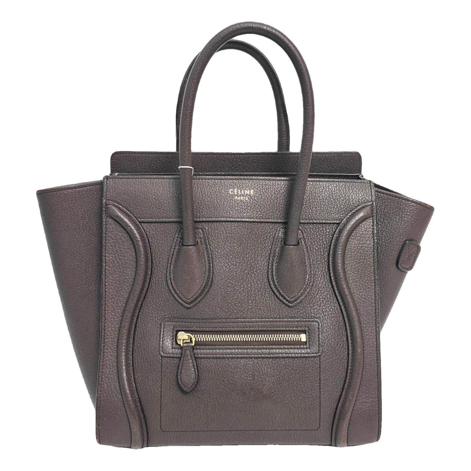 Luggage leather handbag