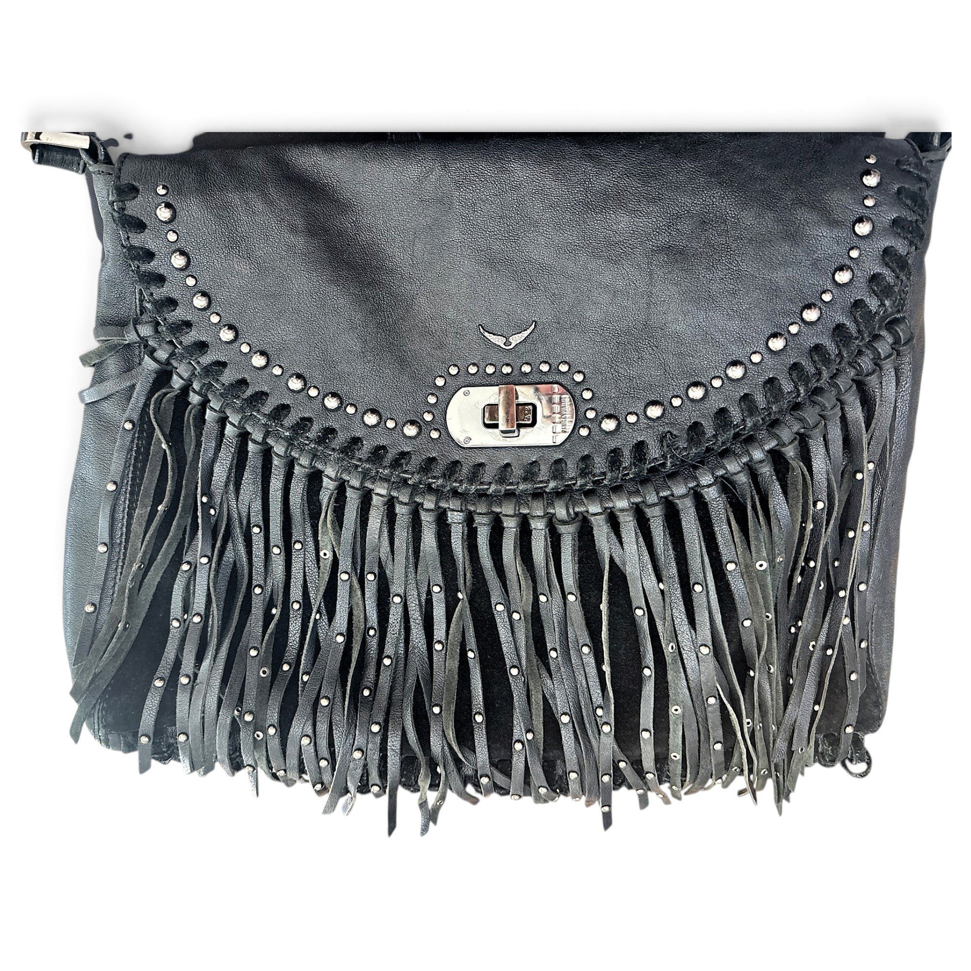Rock leather handbag