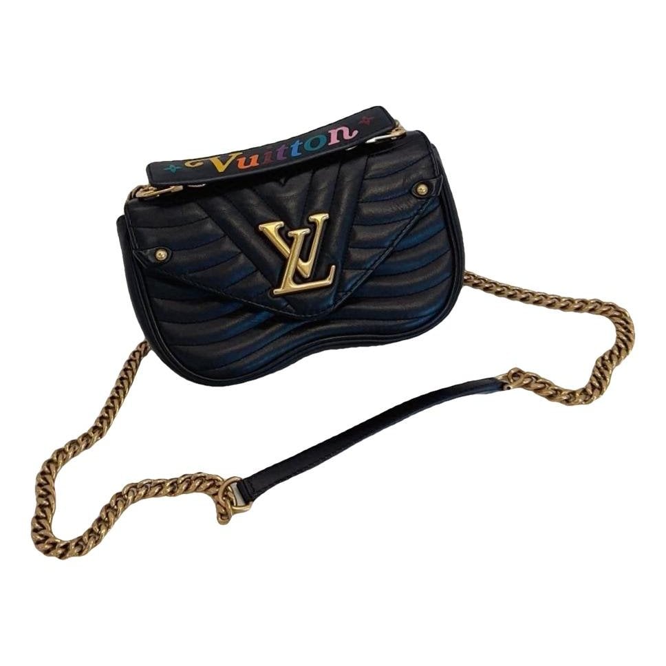 New Wave leather handbag