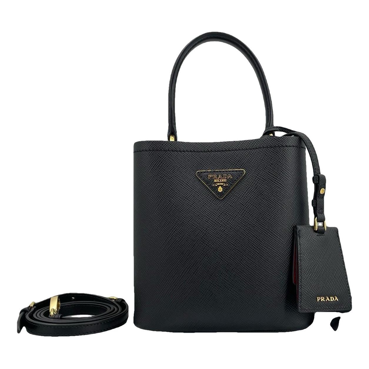 Panier leather handbag