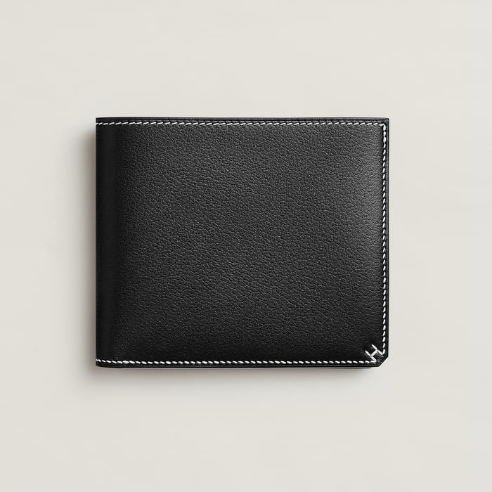 Noir H Sellier Compact Wallet