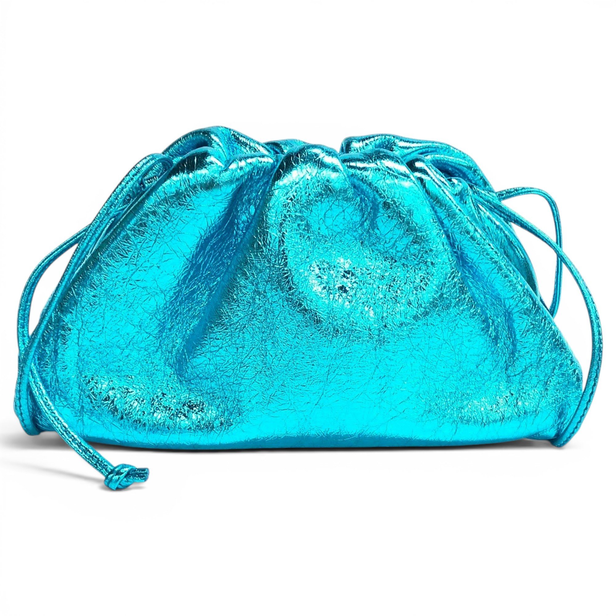 Pouch leather crossbody bag