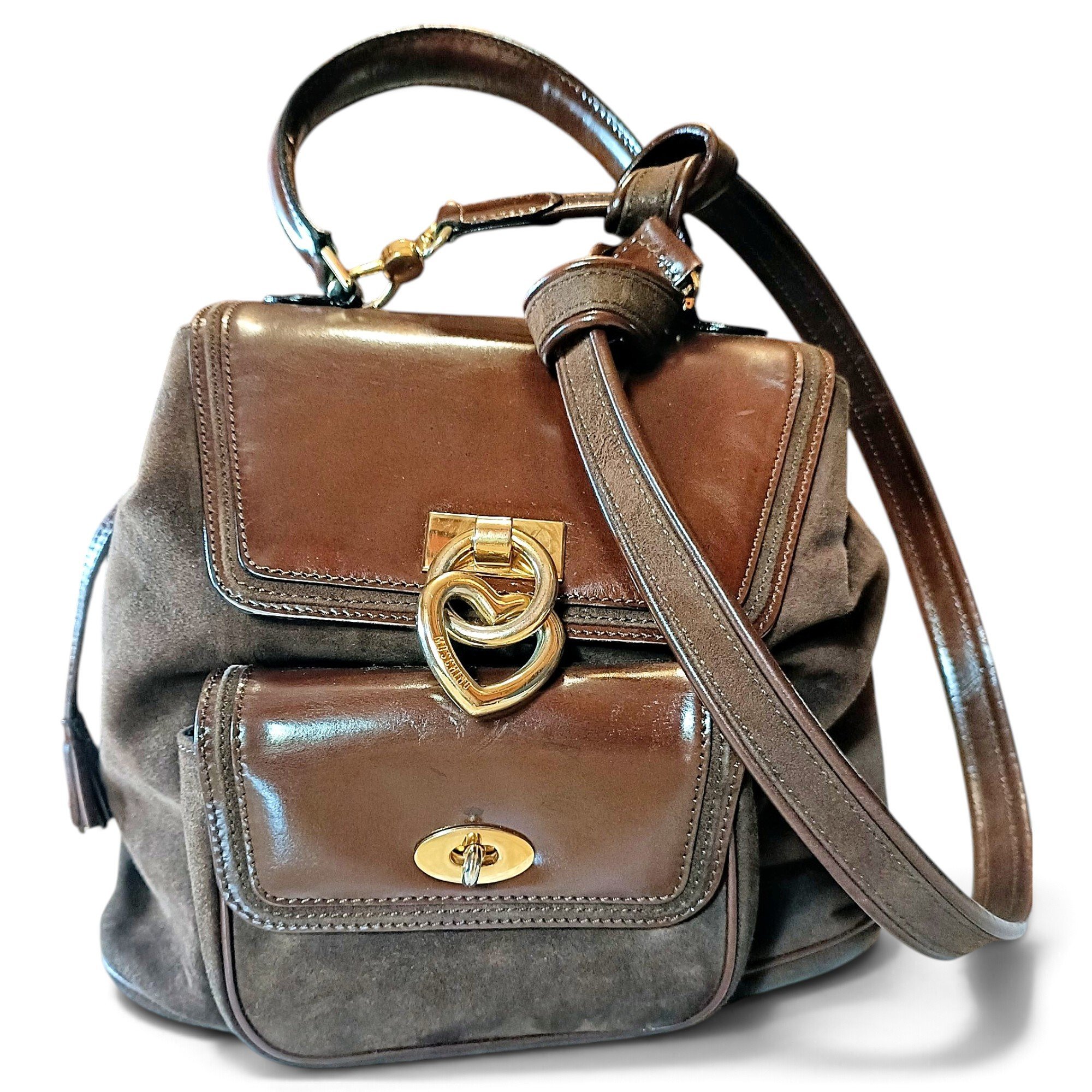Leather handbag