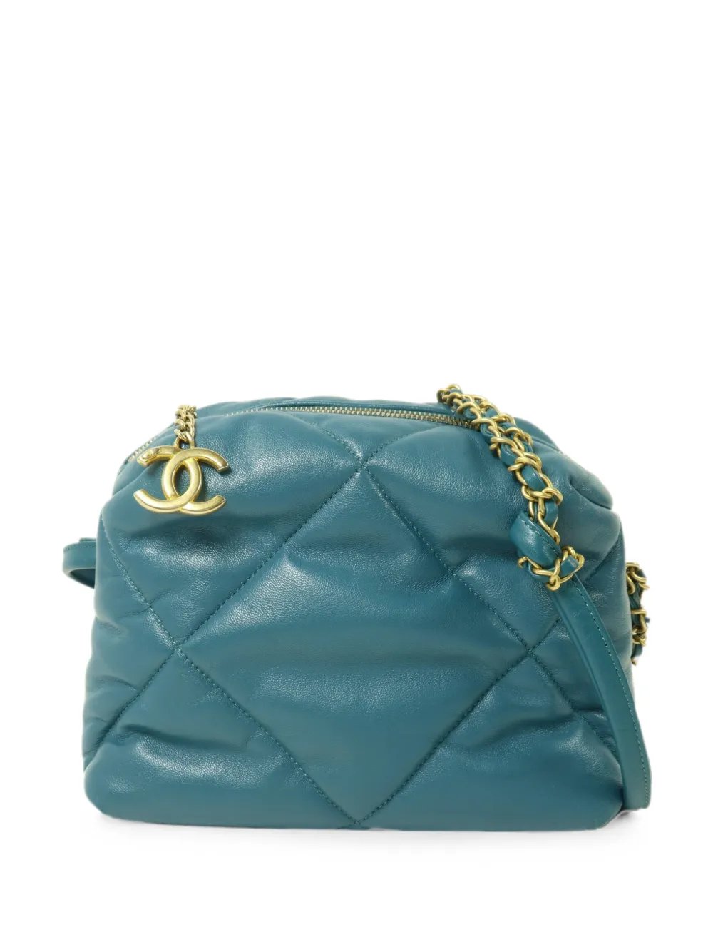 quilted CC shoulder bag