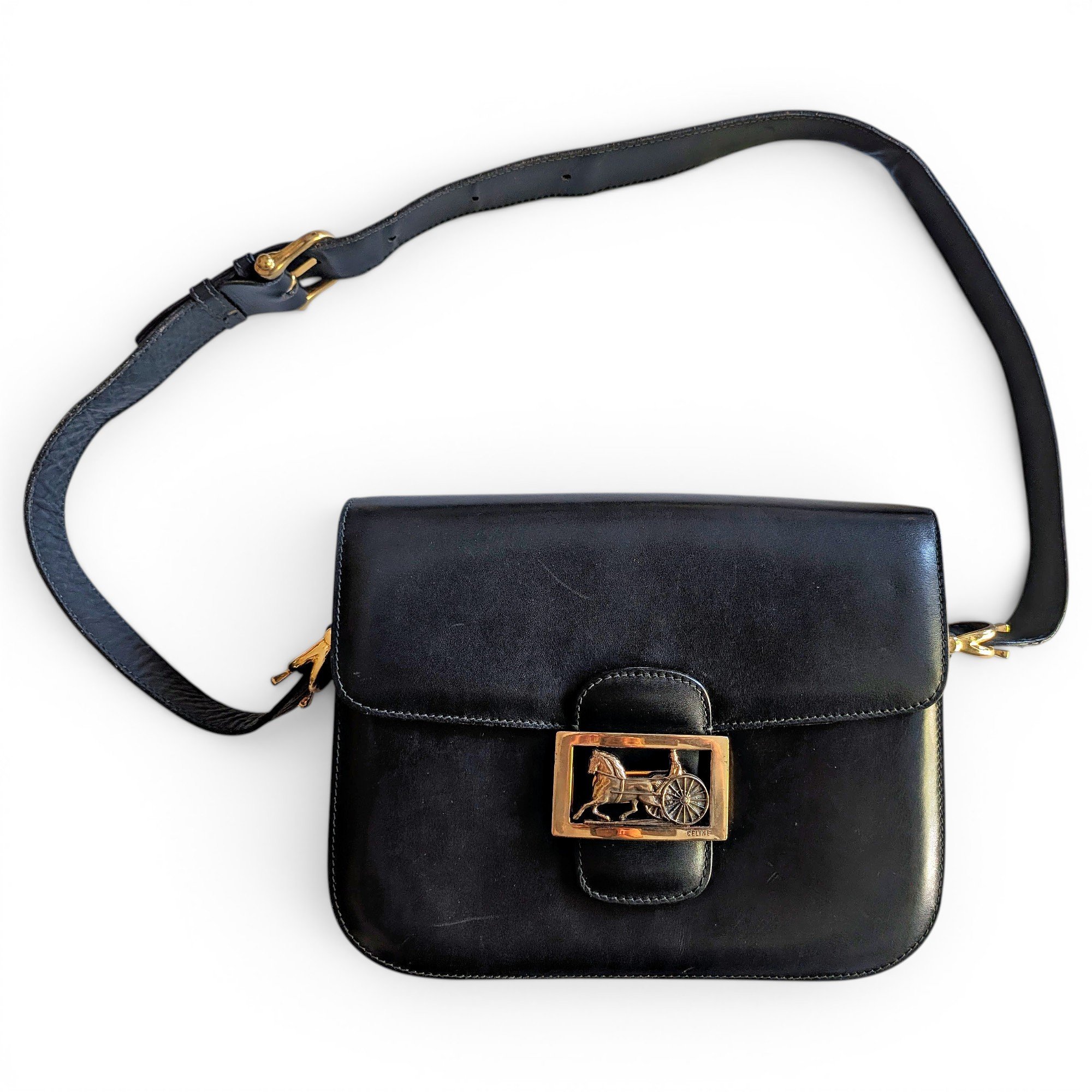 Leather crossbody bag