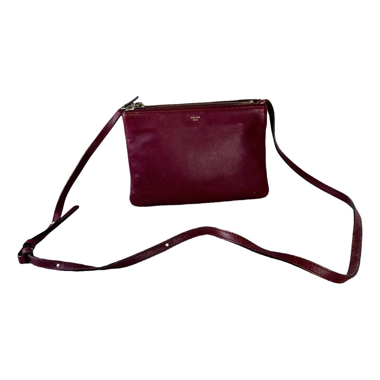 Trio leather crossbody bag