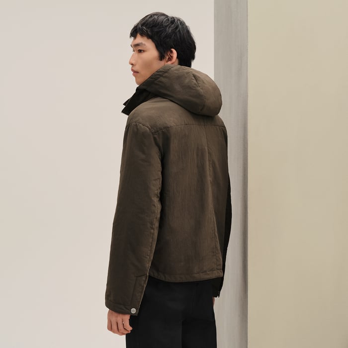 Café Jacket With Removable Hood