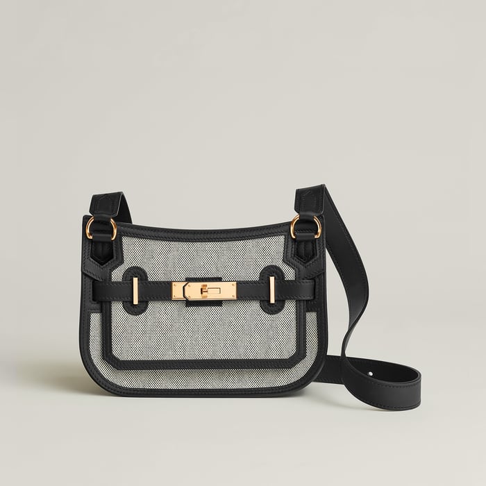 Jypsiere Mini Toile & Cuir Bag