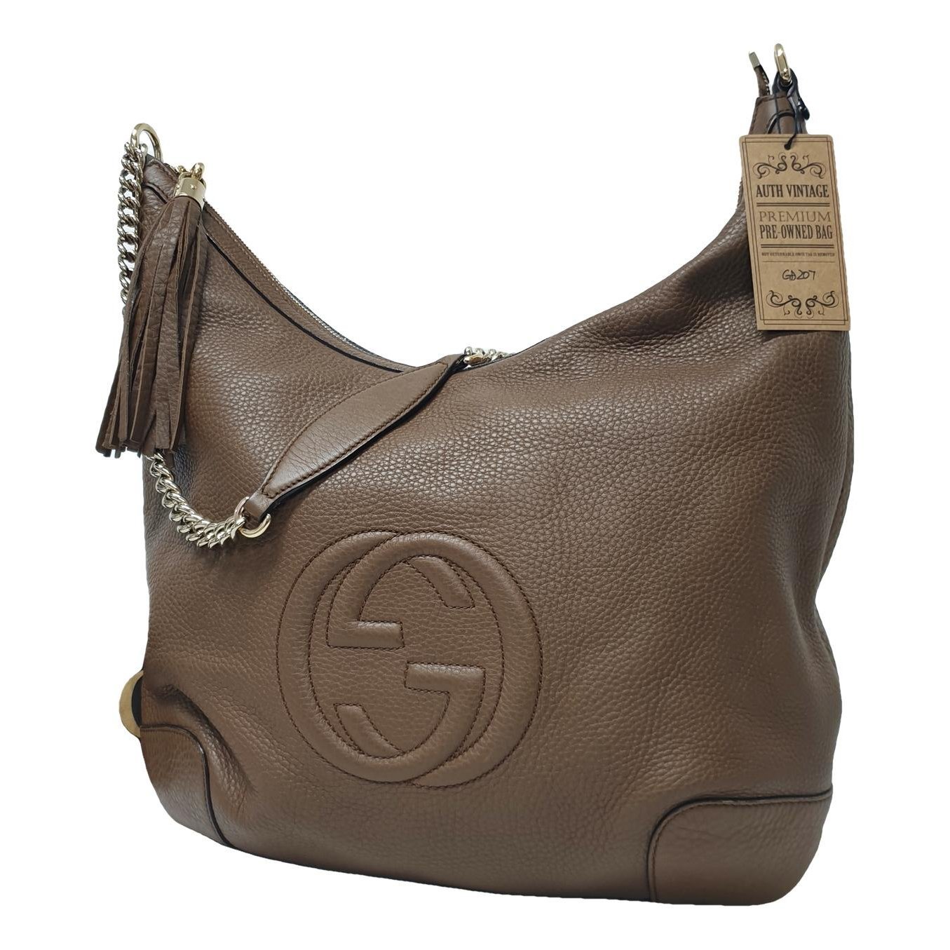 Leather handbag