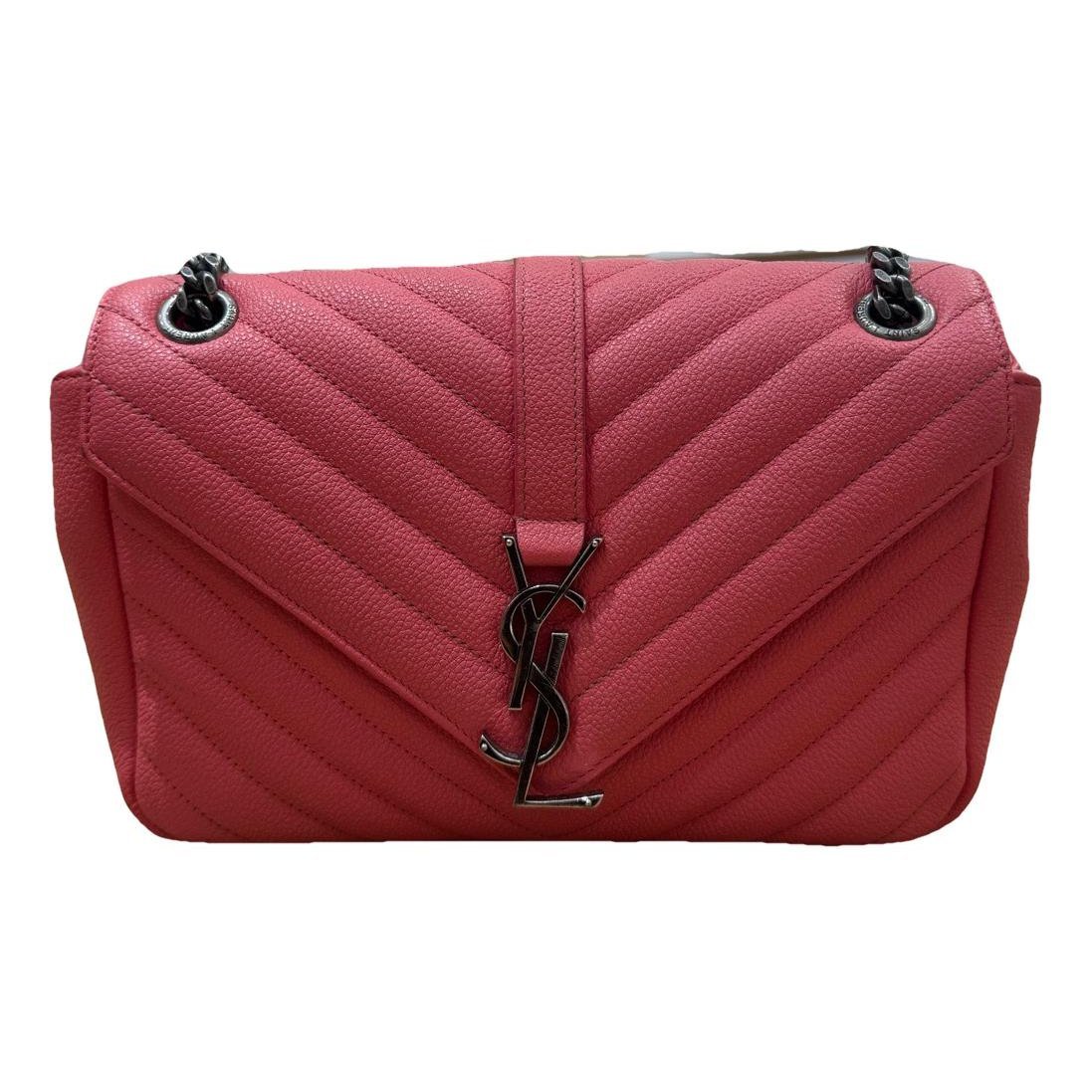 Collége monogramme leather handbag