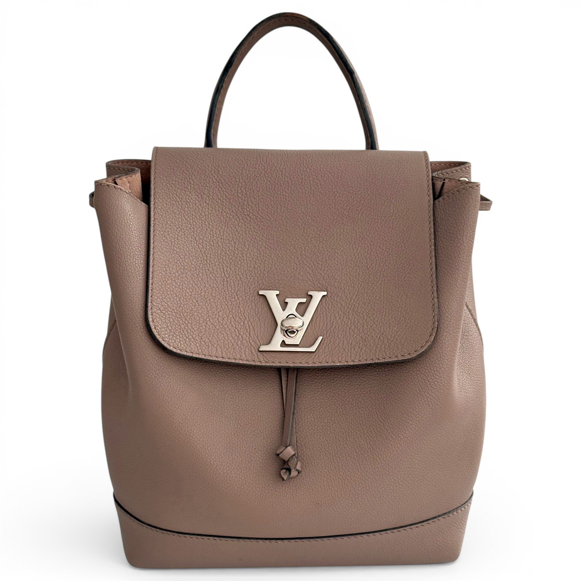 Lockme leather backpack