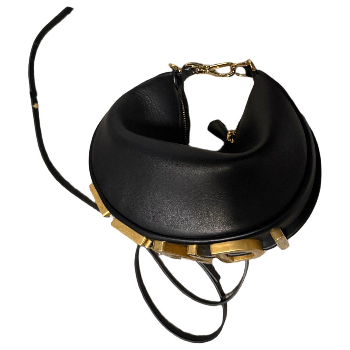 Fendigraphy leather handbag