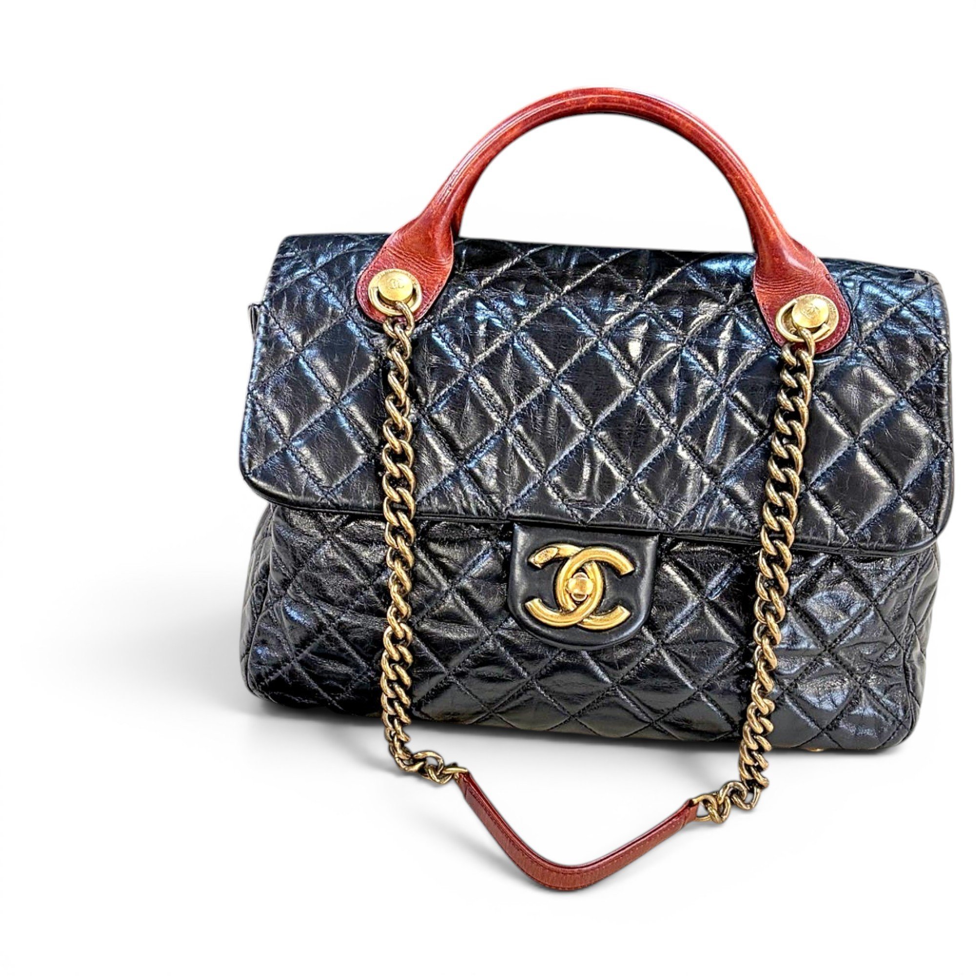 Timeless Classique Top Handle leather handbag