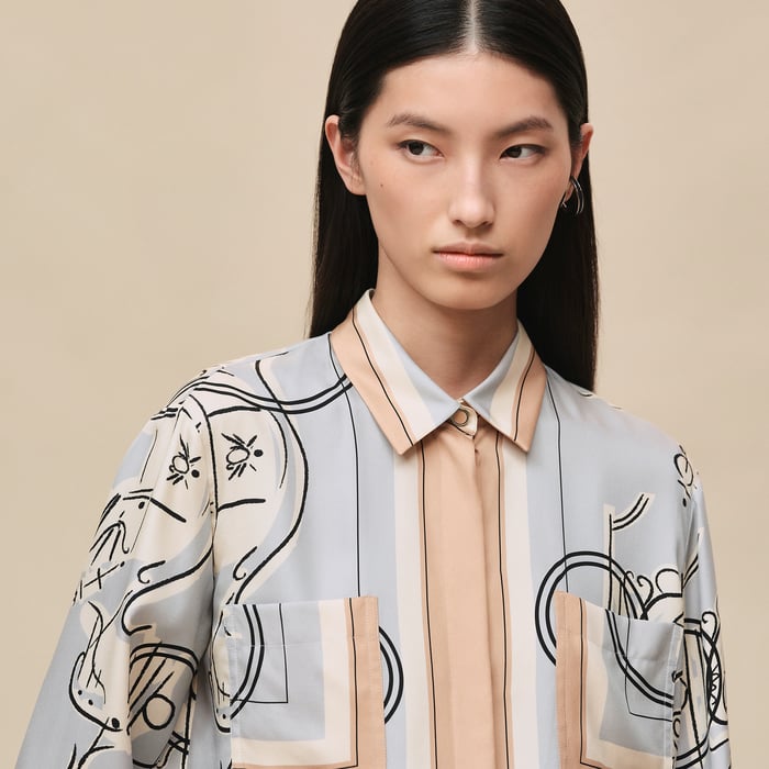 Gris Paruline "Ex-libris a Main Levee" Classic Shirt