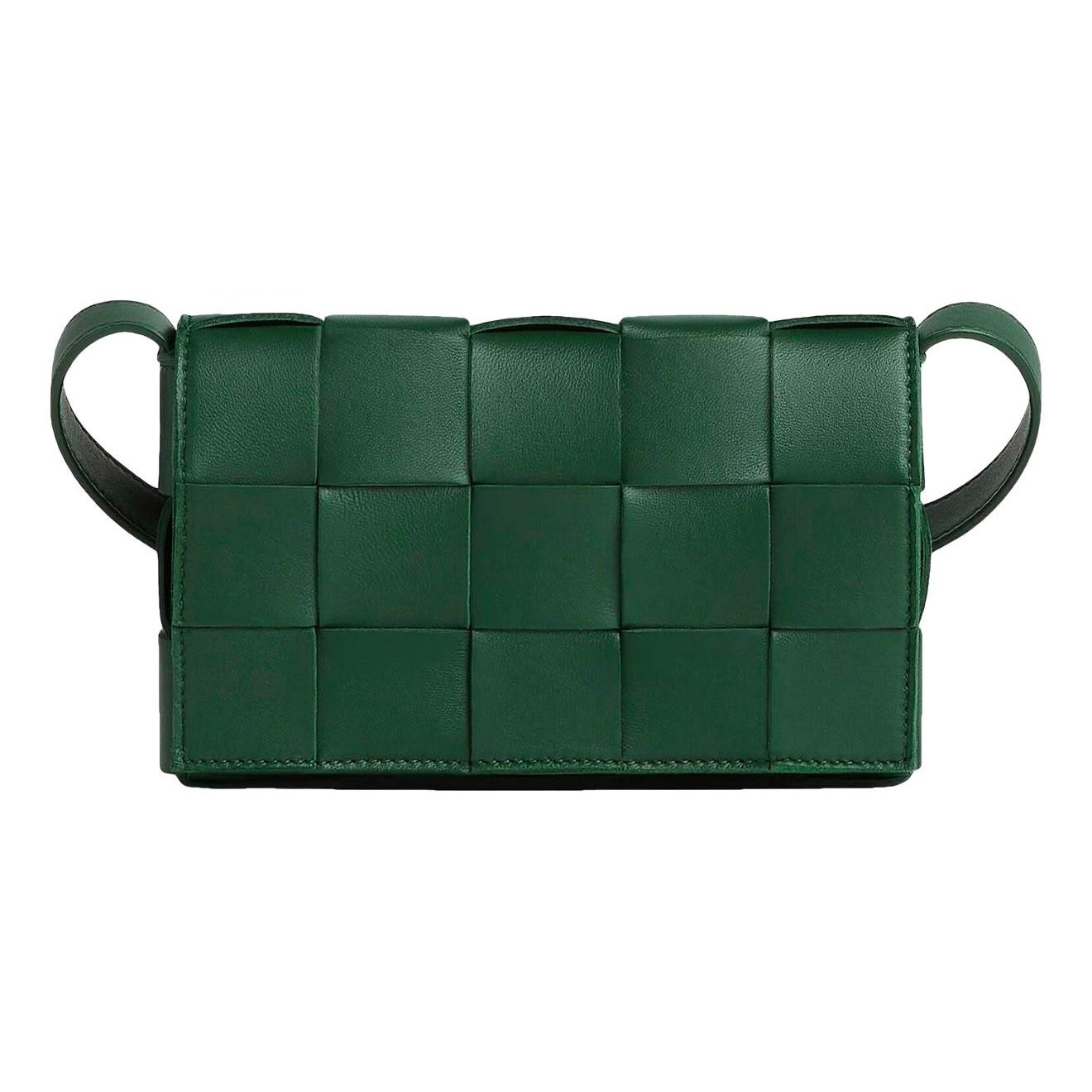 Cassette leather crossbody bag