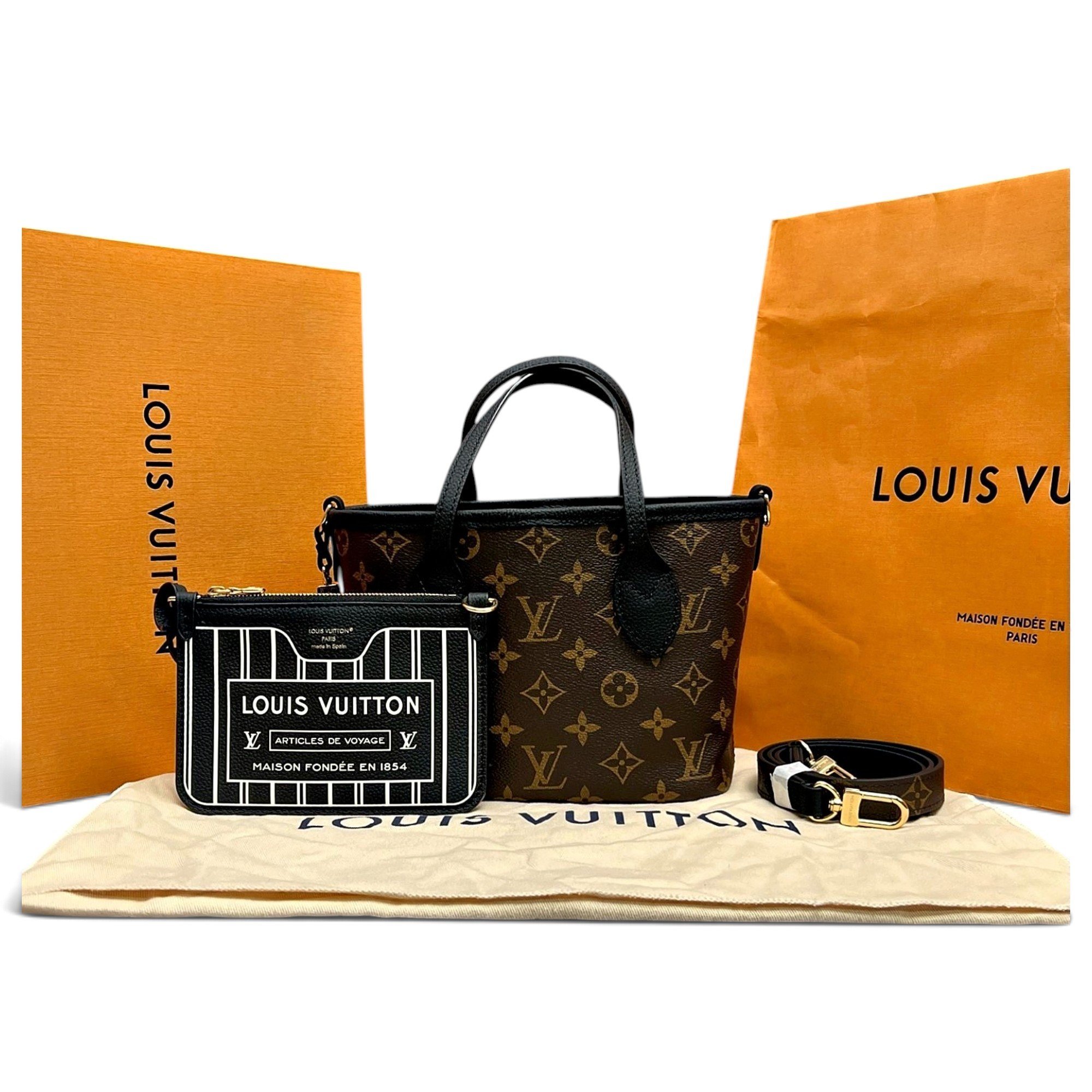 Neverfull leather tote