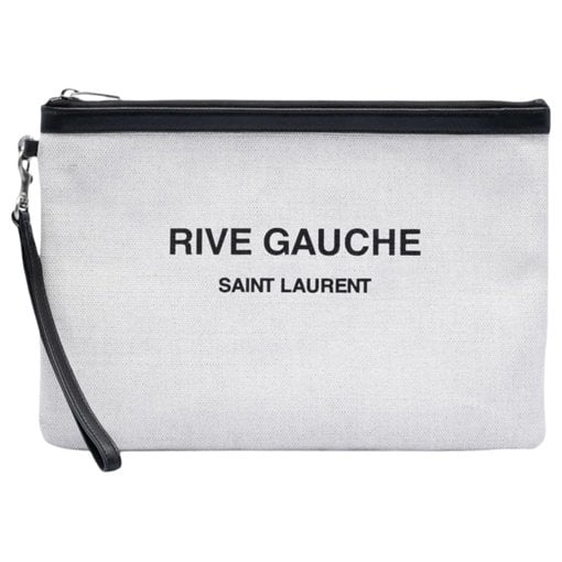 Rive Gauche cloth clutch bag
