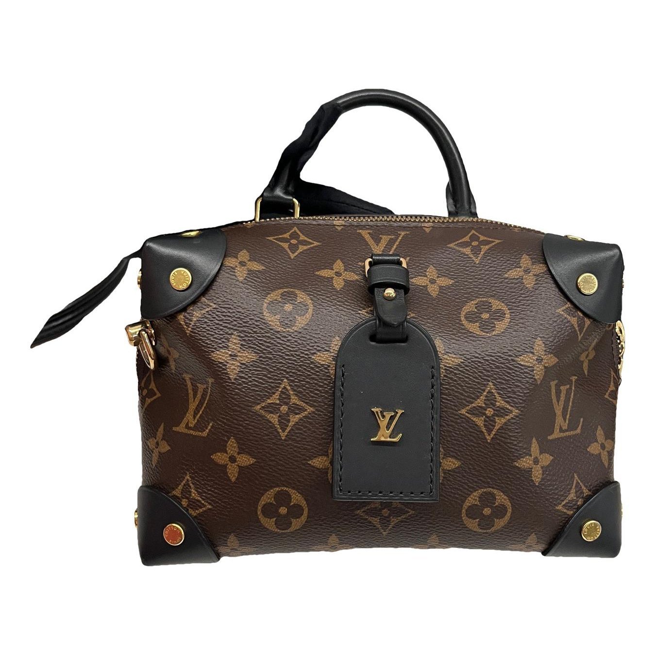 Petite Malle Souple leather handbag