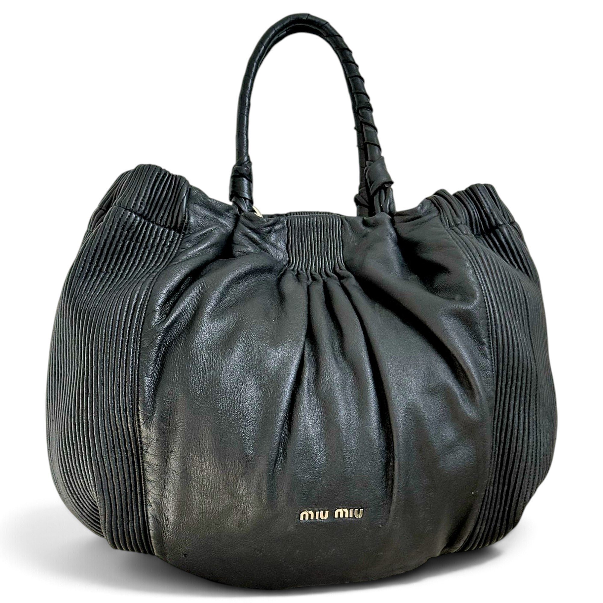 Leather tote