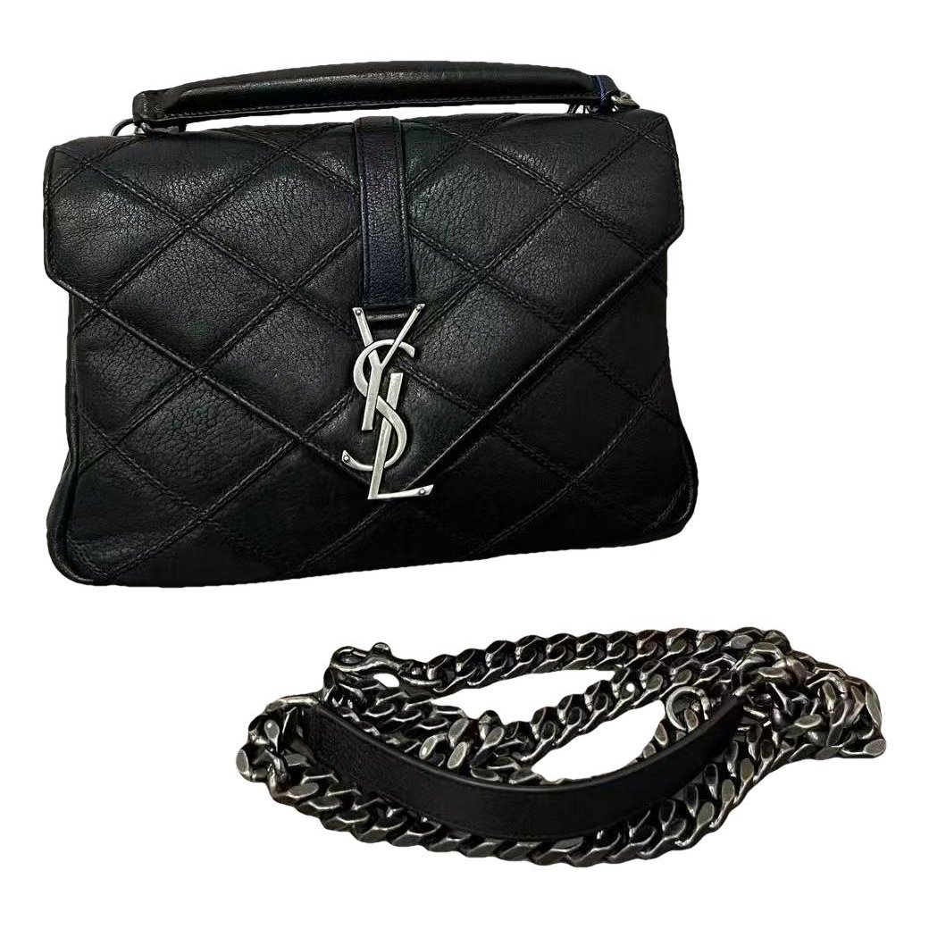 Collége monogramme leather handbag