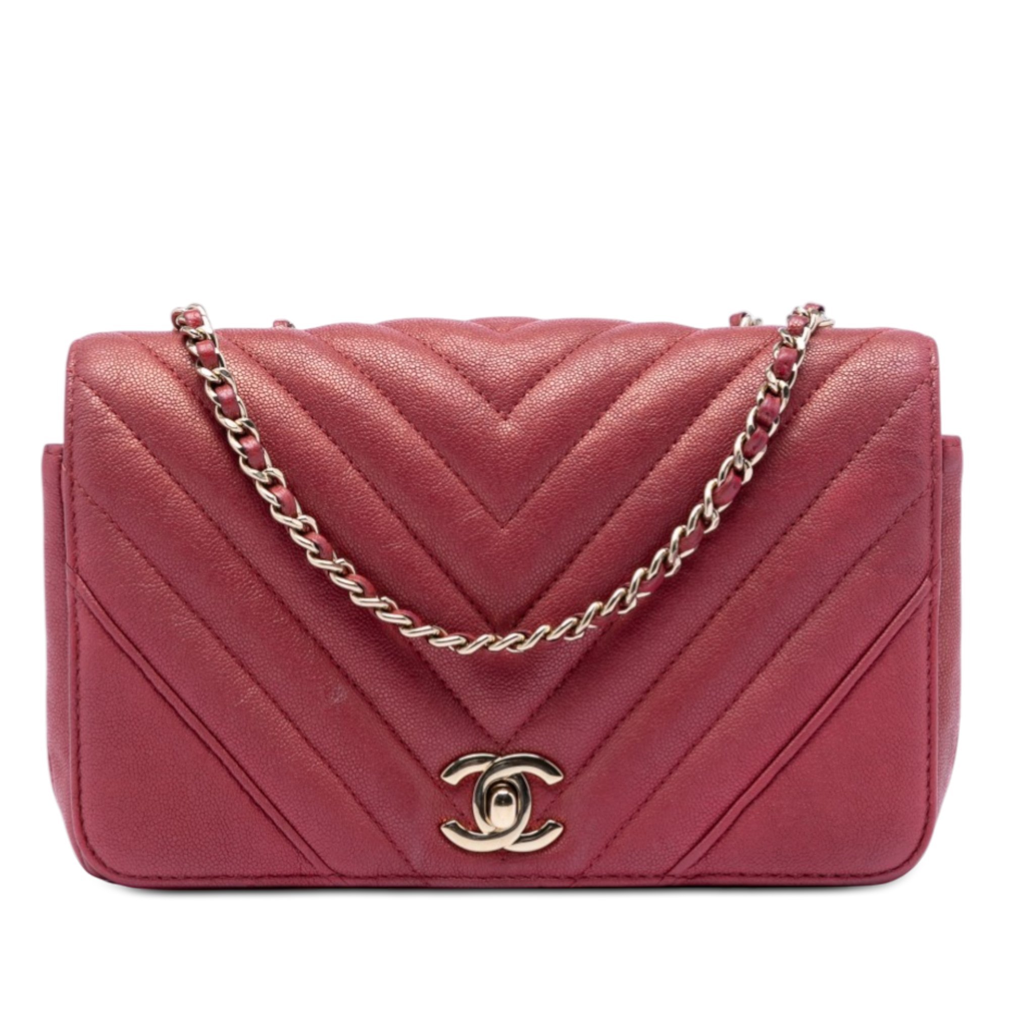 Statement leather handbag