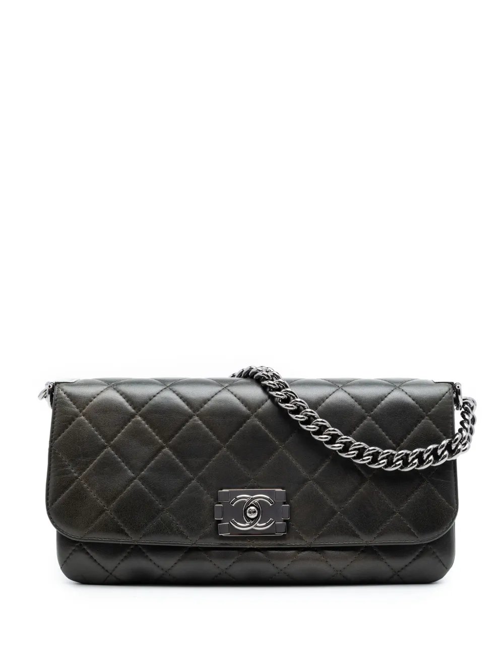2012 Quilted Lambskin Boy Accordion Flap crossbody bag