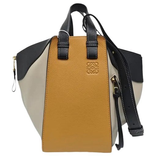 Hammock leather handbag