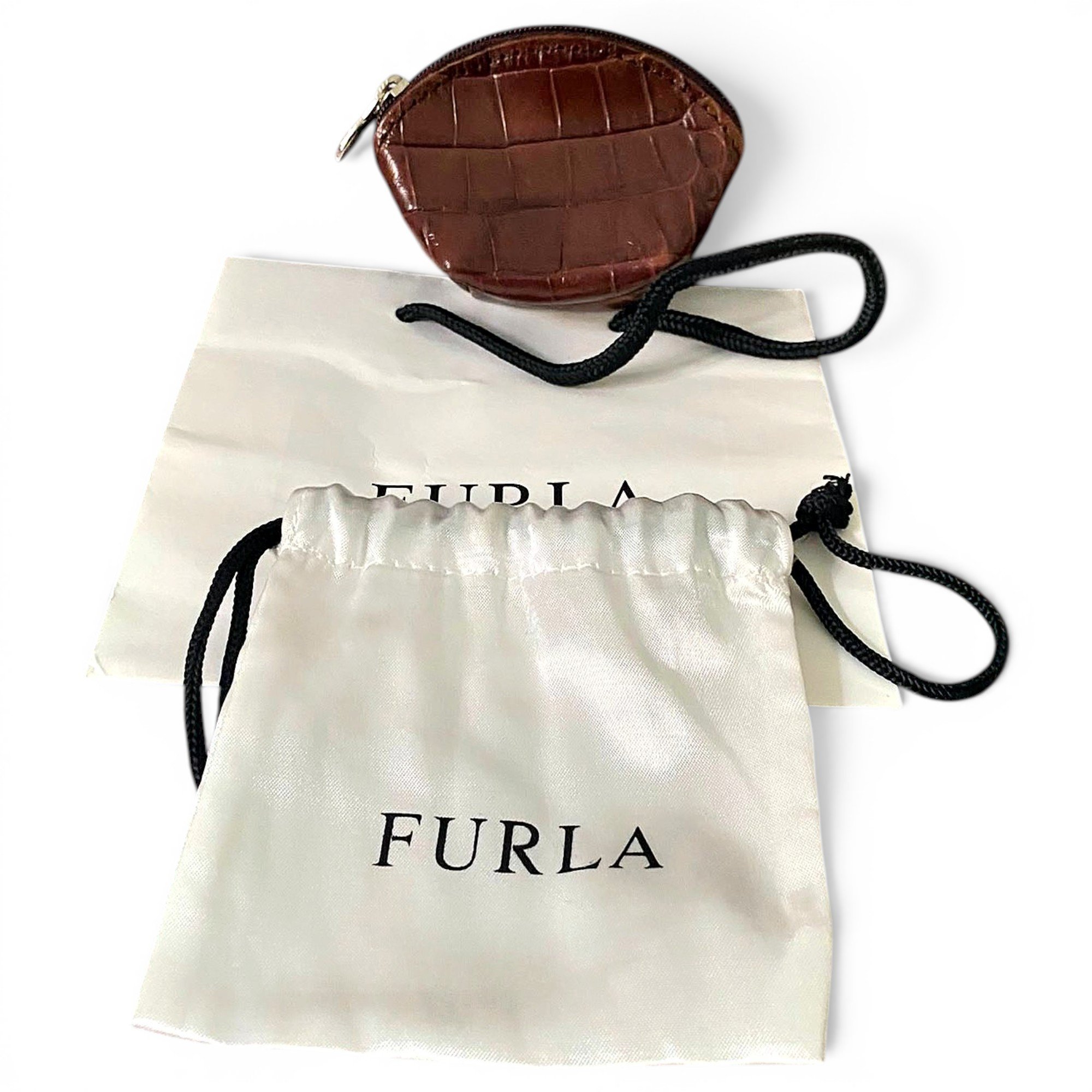 Leather clutch bag