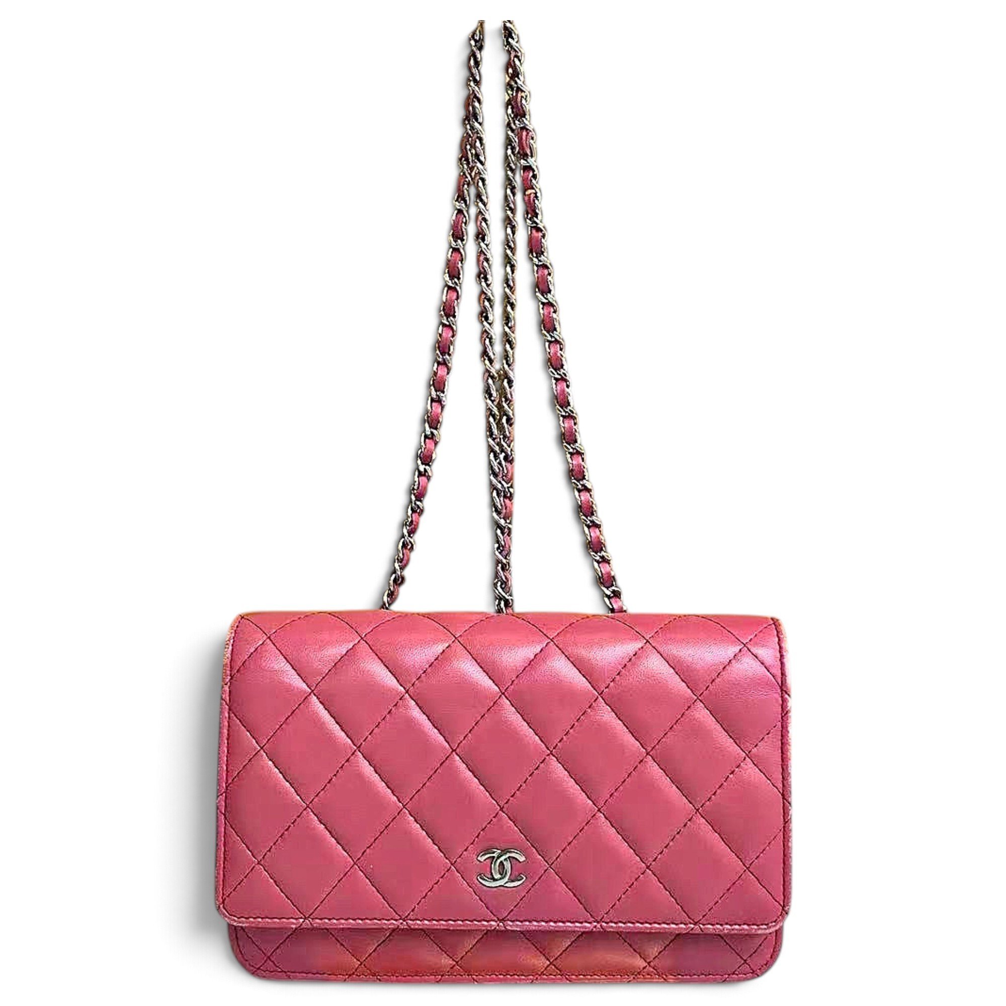 Wallet On Chain Timeless/Classique leather crossbody bag