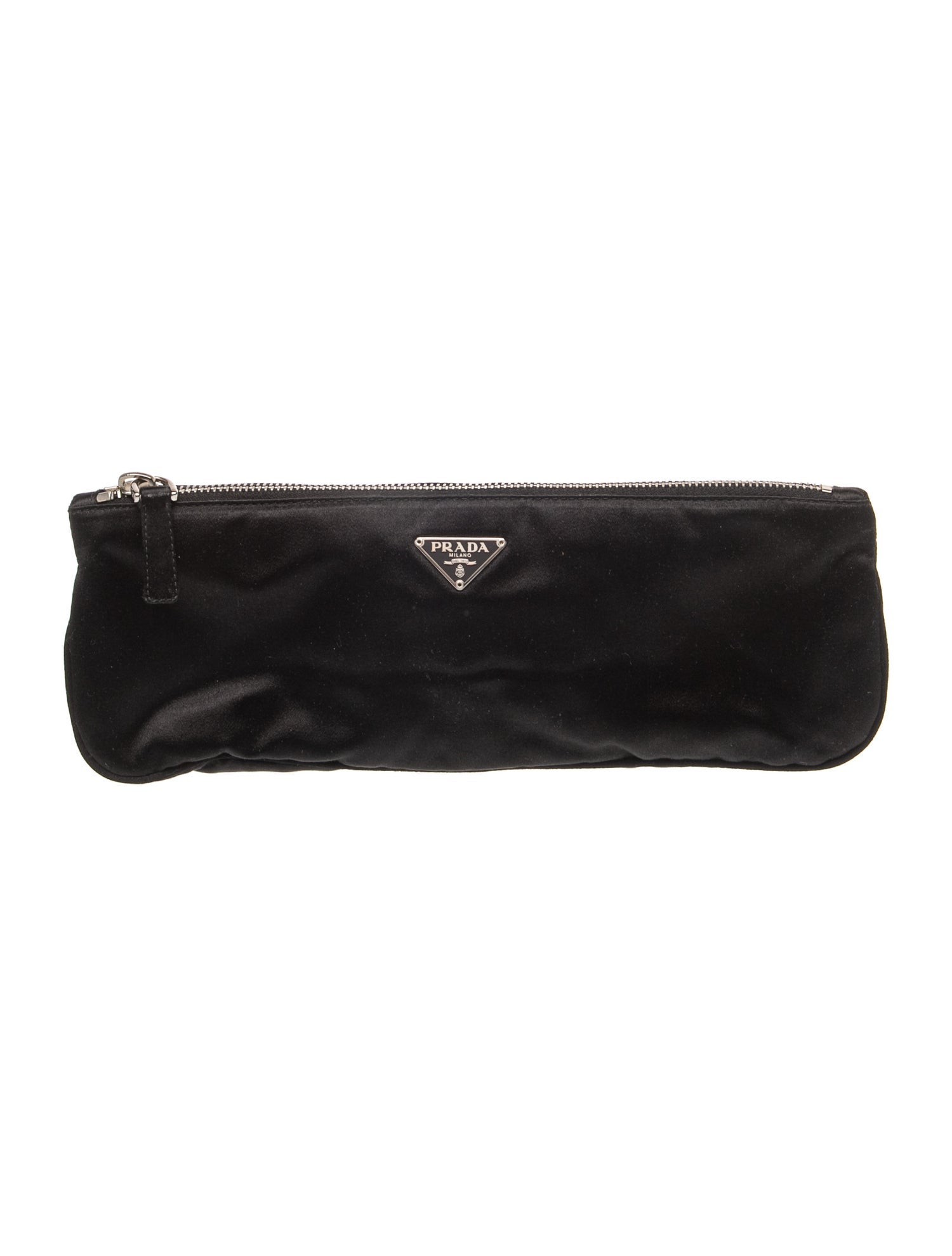 Enameled Metal Triangle Clutch