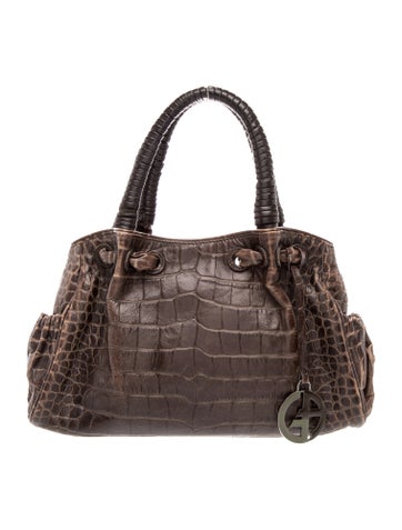 Leather Top Handle Bag